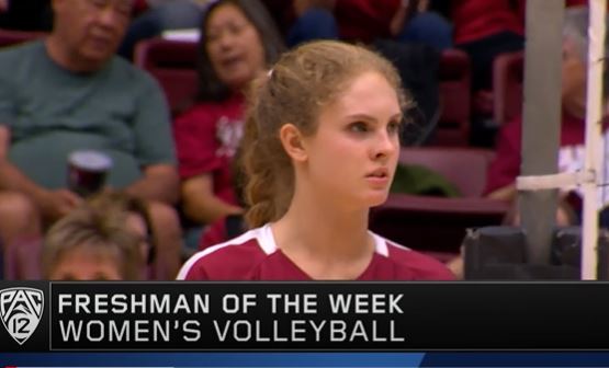 Holly Campbell: A Freshman in Stanford Women’s Volleyball Team