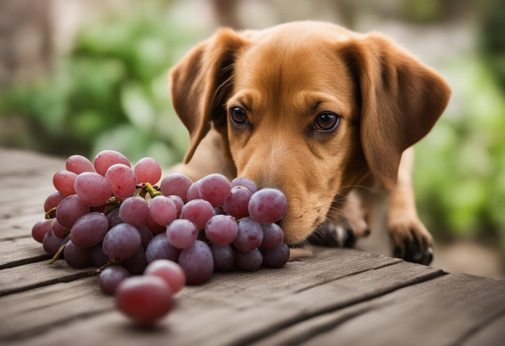 Can dog eat grapes